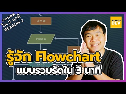 Ep.2 สรุป Flowchart แบบรวบรัดภายใน 3 นาที - สาระเดฟใน 3 นาที Season 2